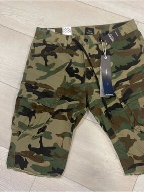 Camouflage Cargo Shorts - Men's Green Camo Utility Shorts
